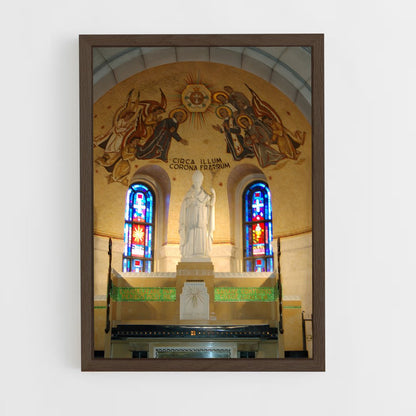 ap-basilica sainte anne brazzaville-3 cadre Bois foncé