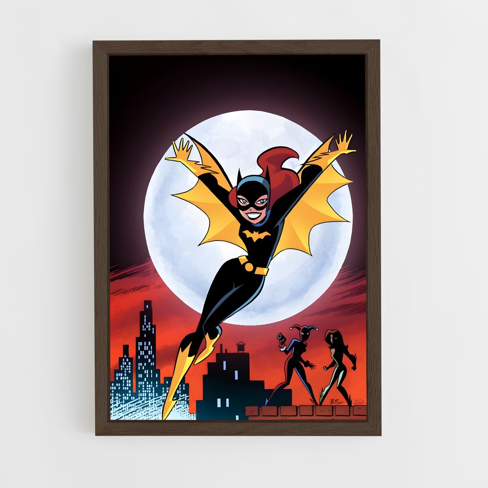 ap-batgirl-10 cadre Bois foncé