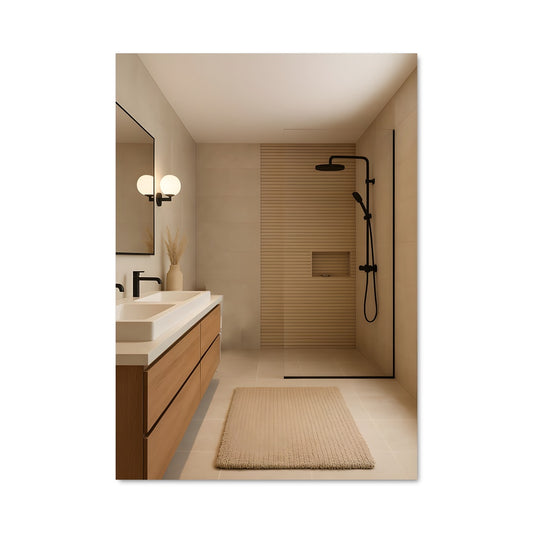 Poster Réflexions de Salle de Bain