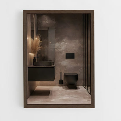 ap-bathroom-7 cadre Bois foncé