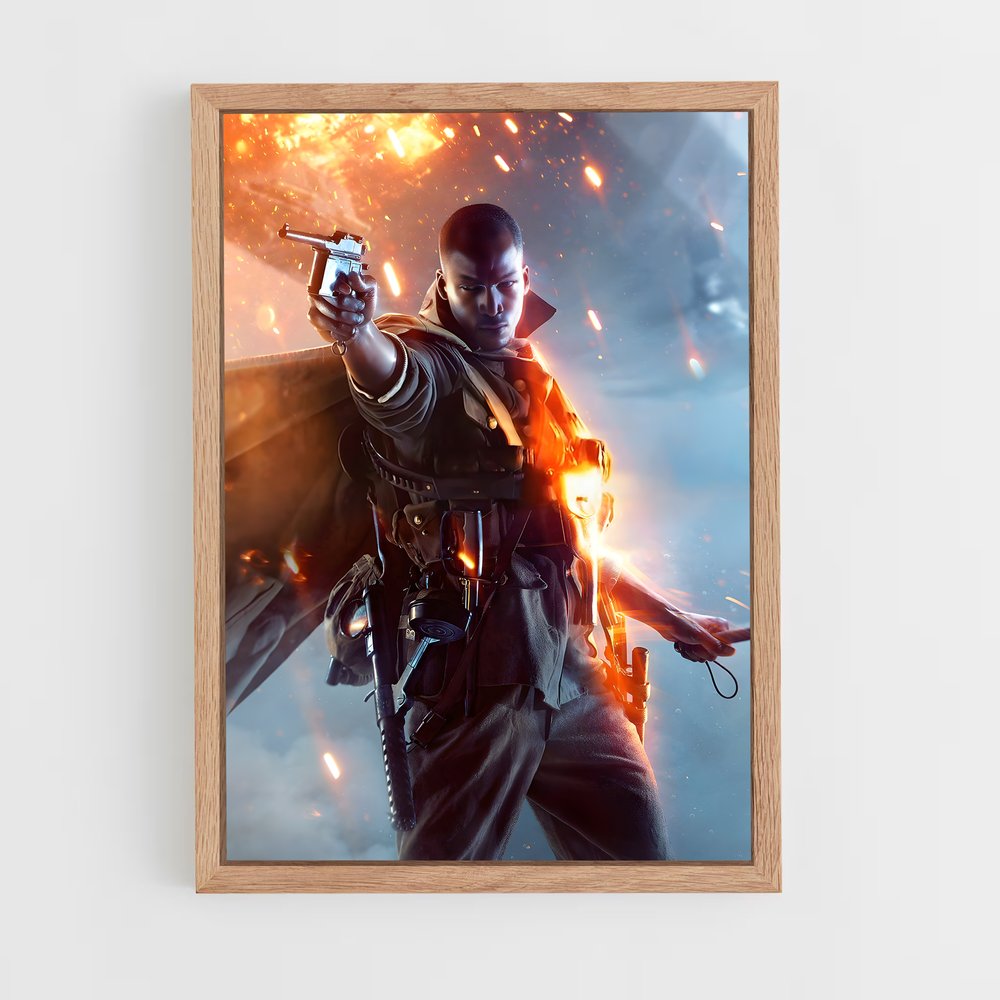 ap-battlefield-2 cadre Bois clair