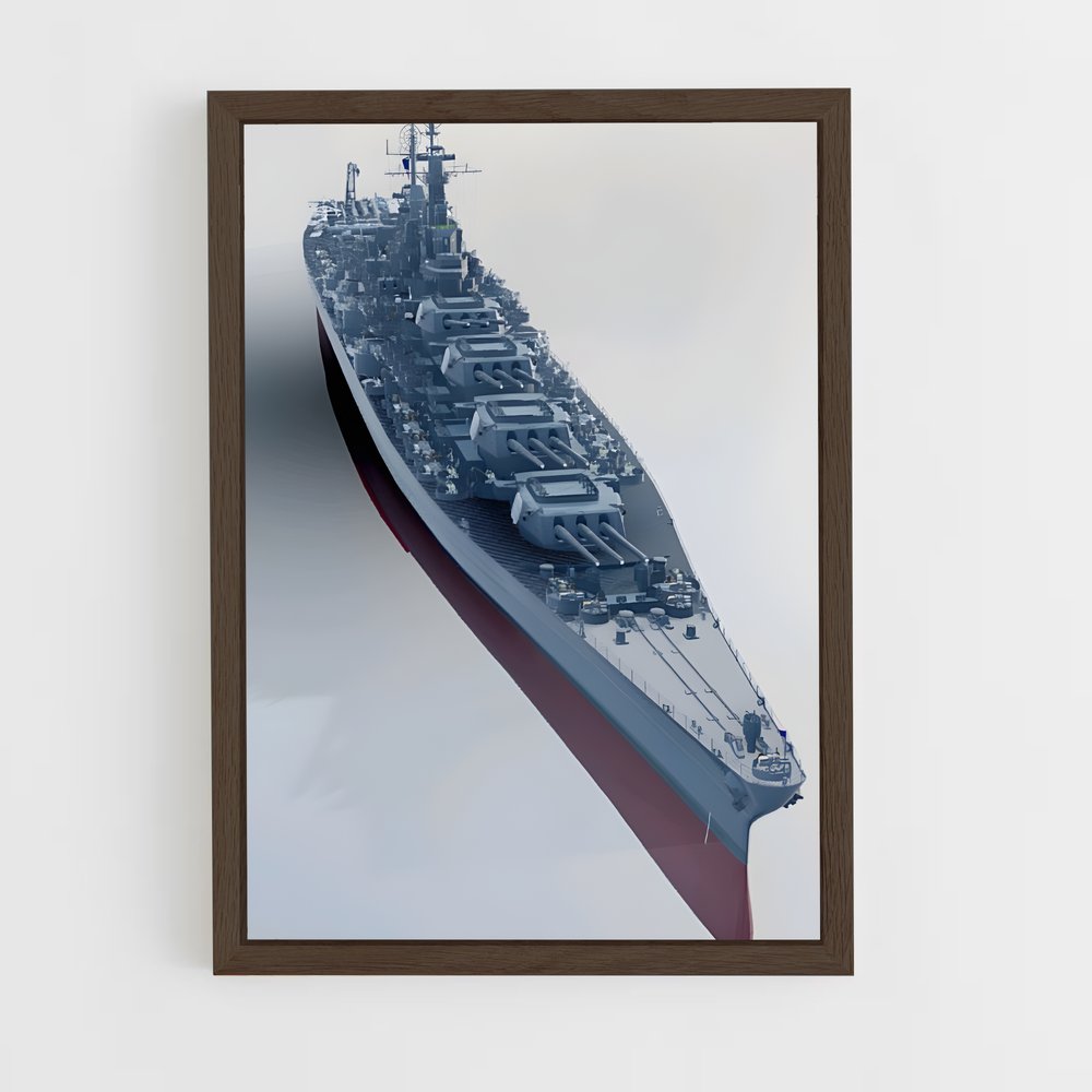 ap-battleships-5 cadre Bois foncé