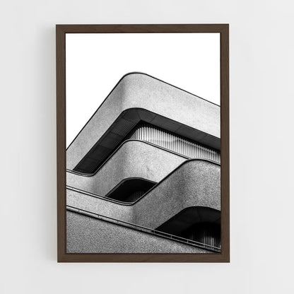 ap-bauhaus architecture-2 cadre Bois foncé