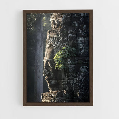 ap-bayon temple-1 cadre Bois foncé