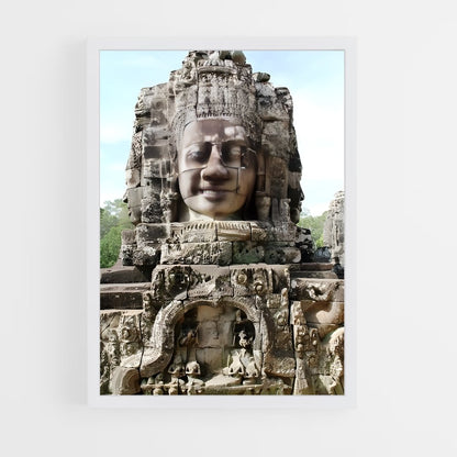 ap-bayon temple-3 cadre Blanc