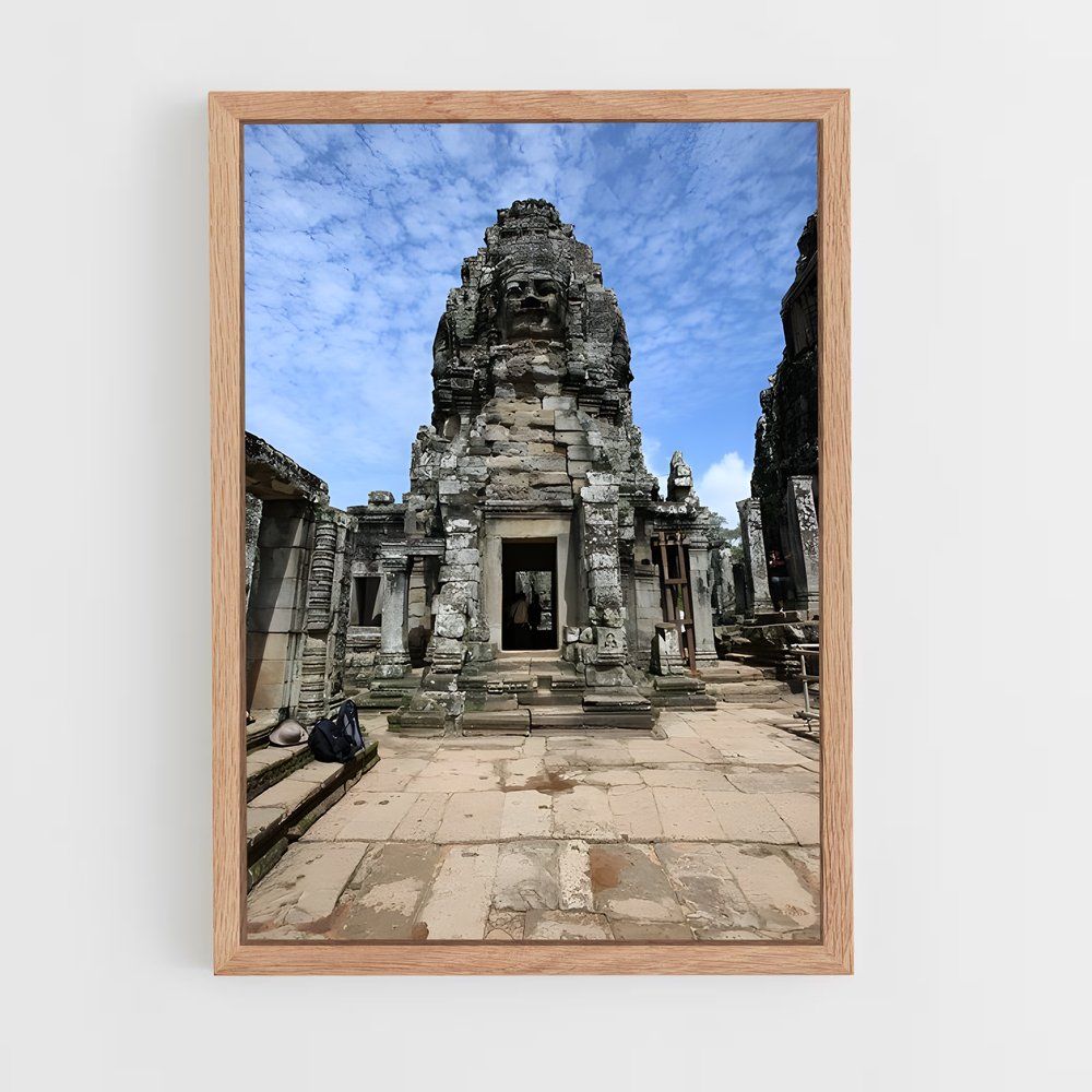 ap-bayon temple-4 cadre Bois clair