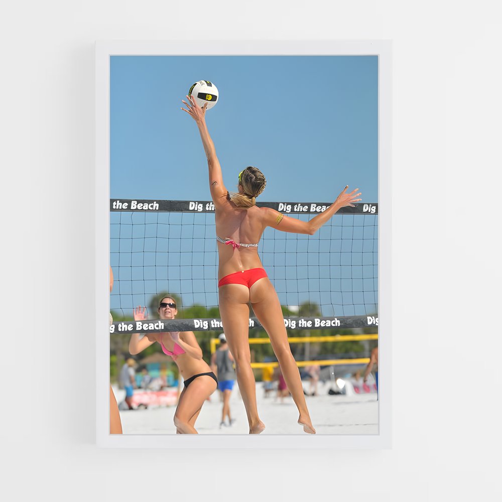 ap-beach volleyball world series-2 cadre Blanc