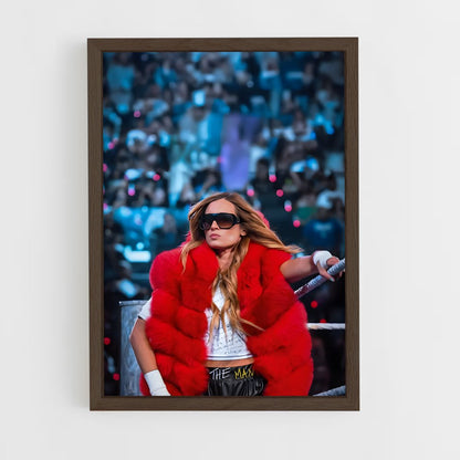 ap-becky lynch-5 cadre Bois foncé