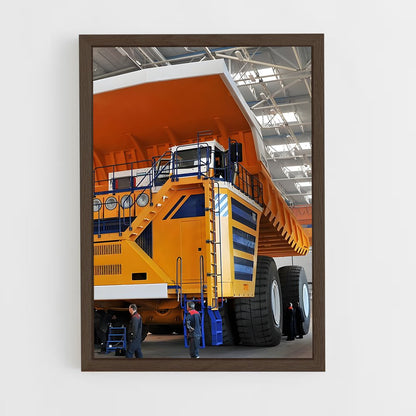 ap-belaz 75710 dump truck-1 cadre Bois foncé