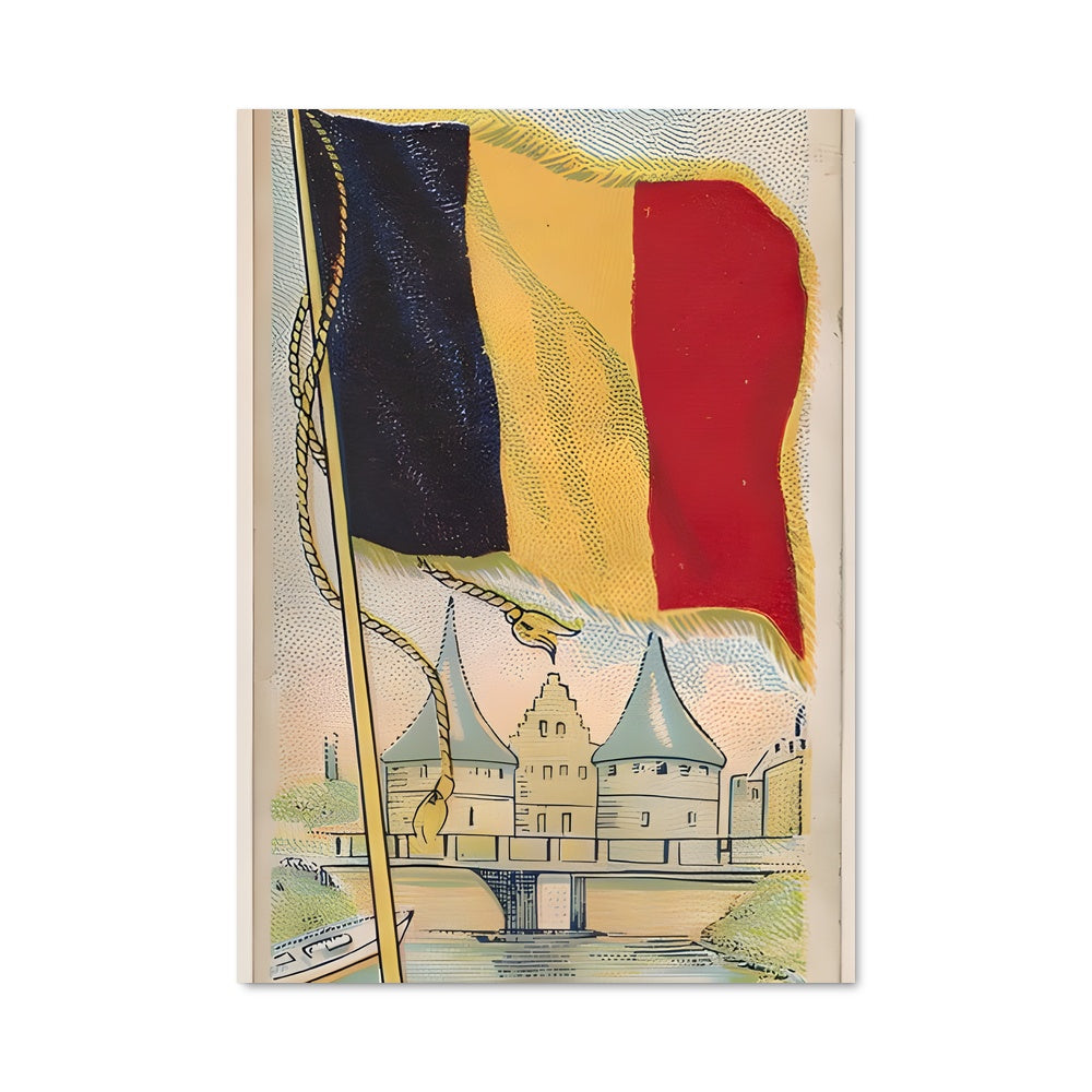 Poster Vintage Belgique