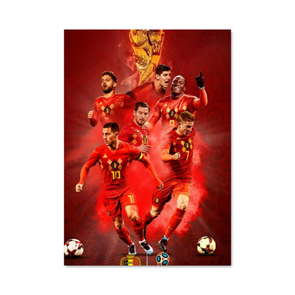 Poster L'Équipe des Diables Rouges