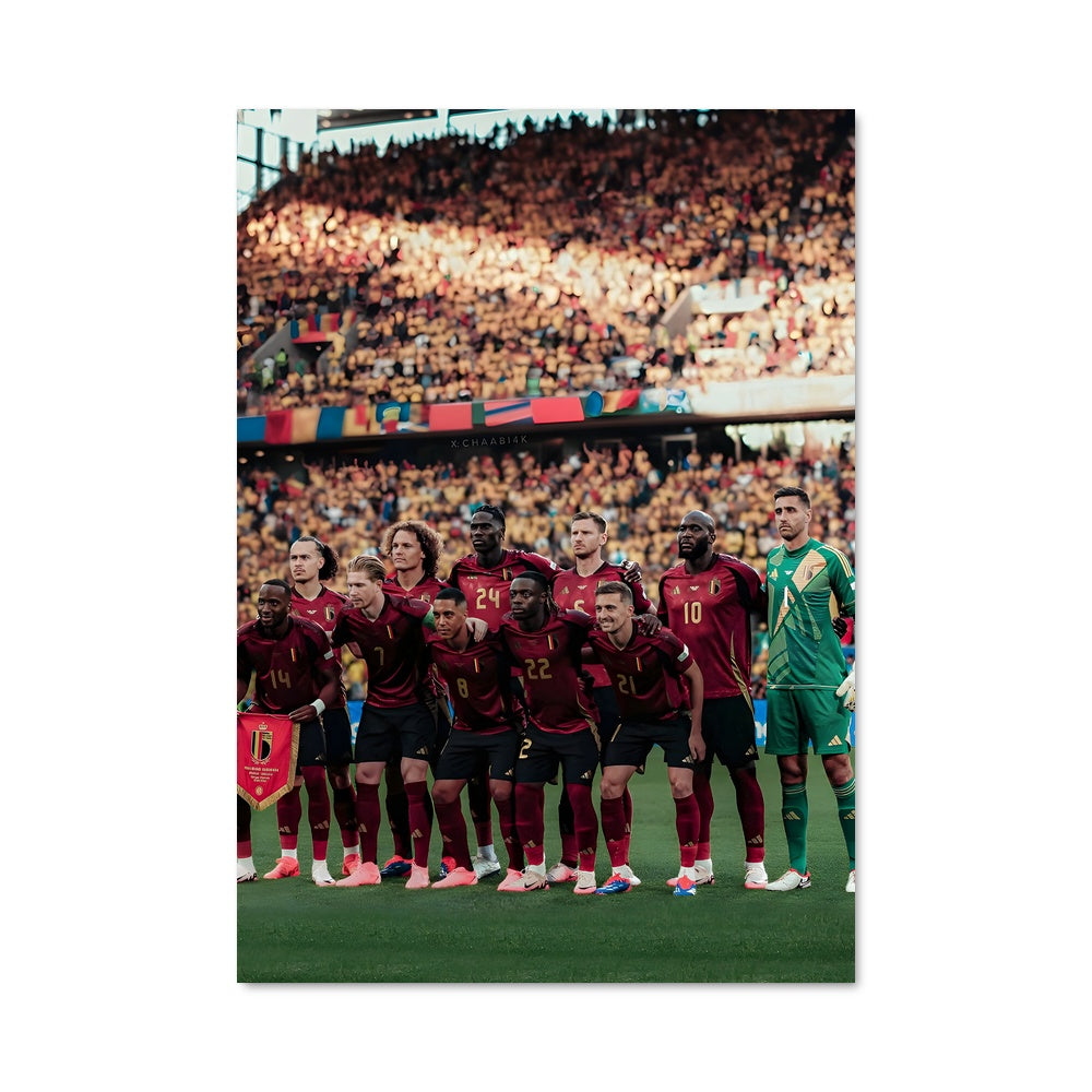 Poster Les Diables Rouges