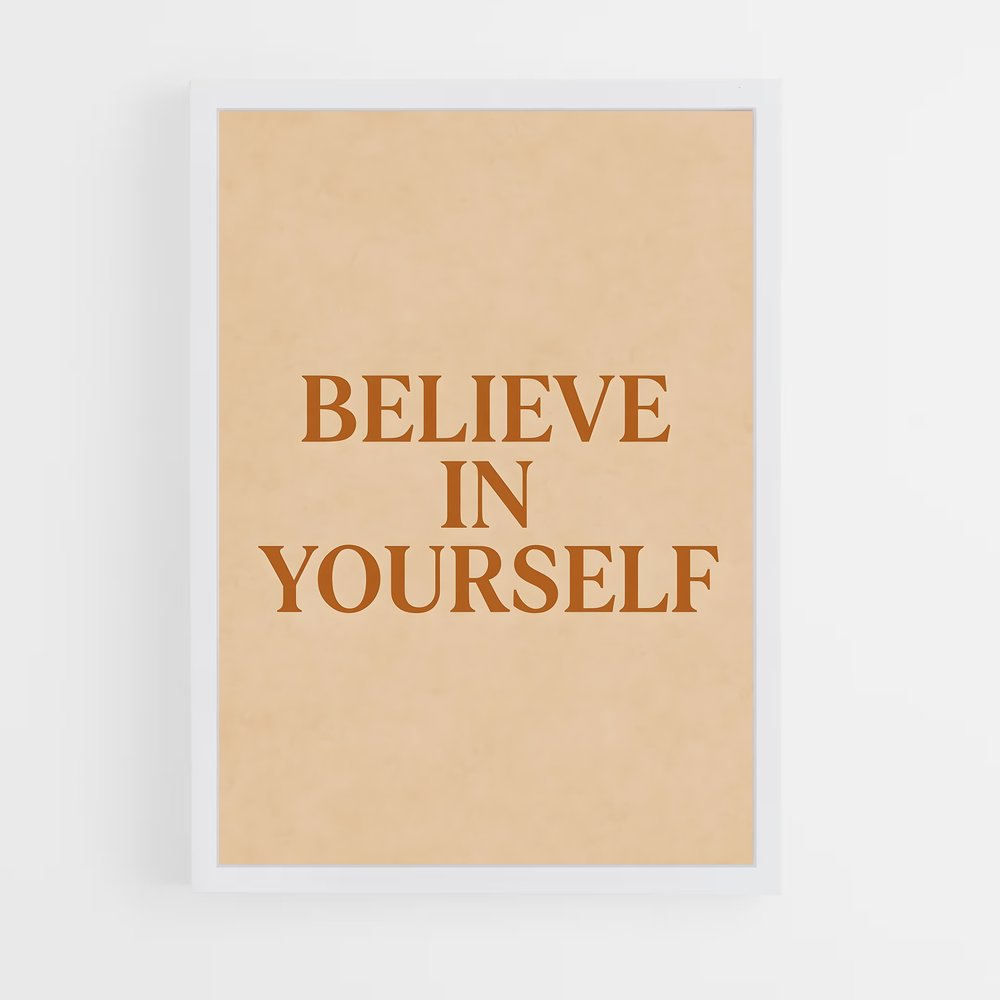 ap-believe in yourself-10 cadre Blanc