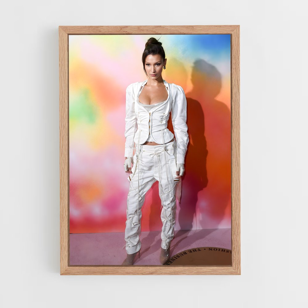 ap-bella hadid-8 cadre Bois clair