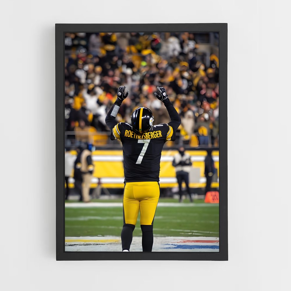 ap-ben roethlisberger-1 cadre Noir