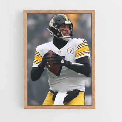 ap-ben roethlisberger-3 cadre Bois clair