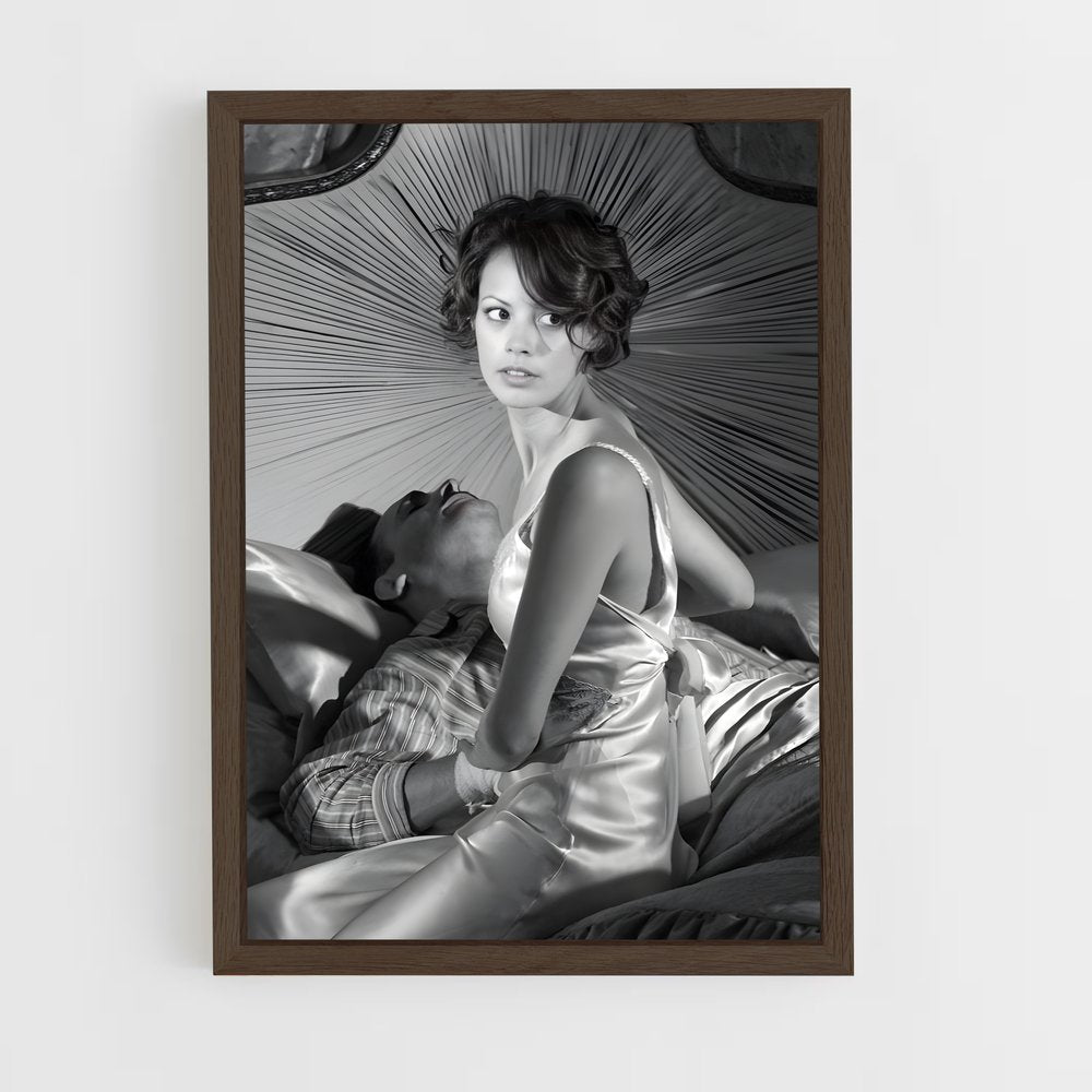ap-berenice bejo-1 cadre Bois foncé