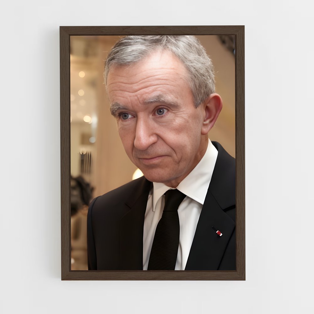 ap-bernard arnault-5 cadre Bois foncé