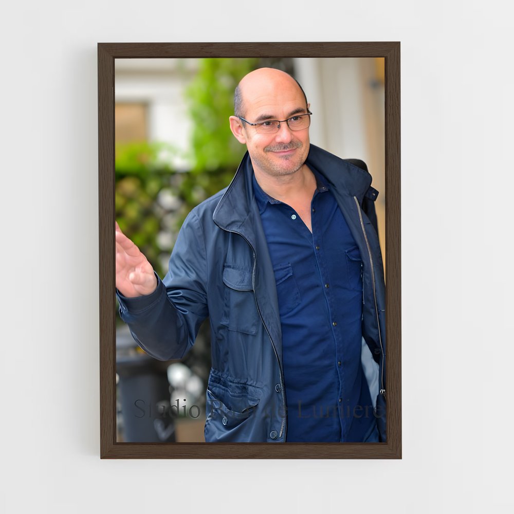 ap-bernard campan-1 cadre Bois foncé
