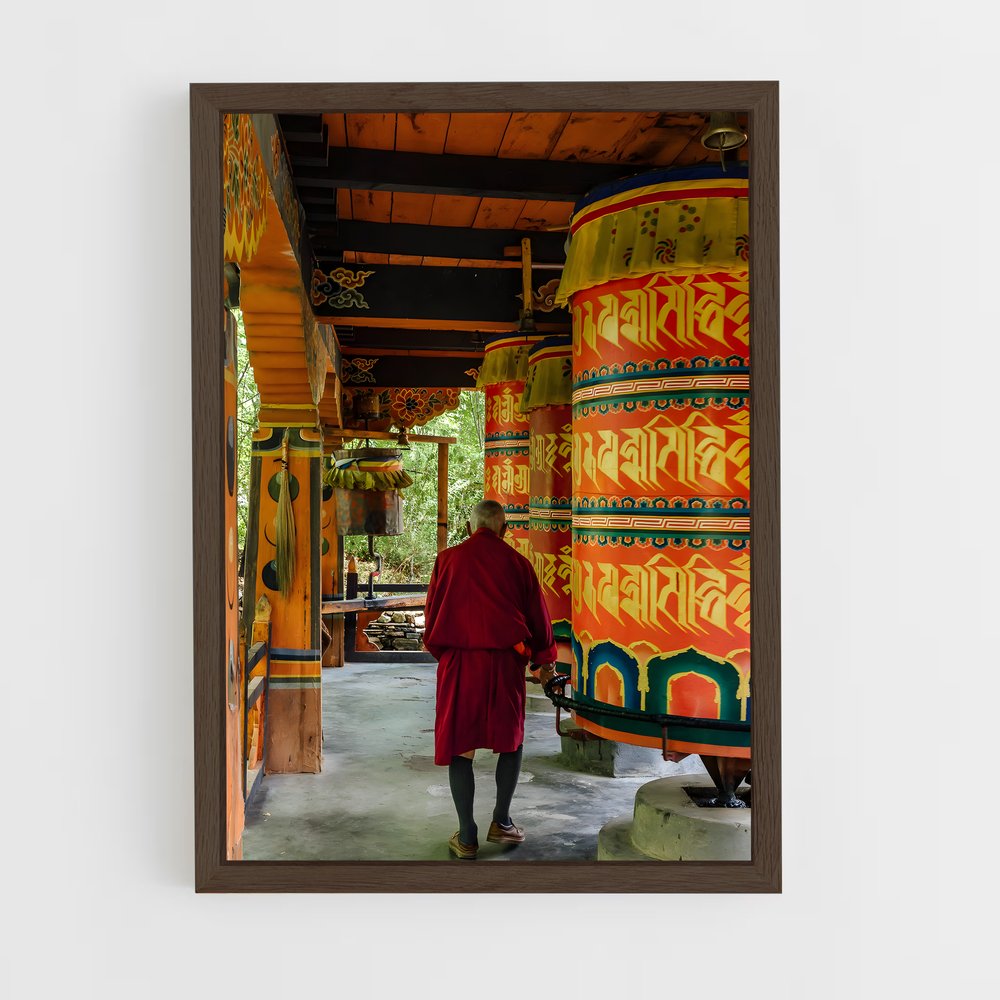 ap-bhutan-3 cadre Bois foncé