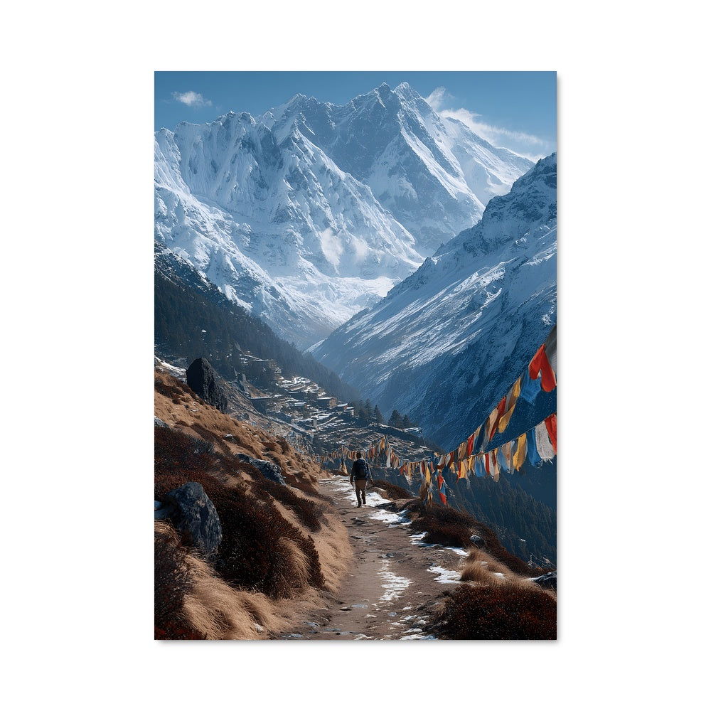 Poster Chemin vers l'Himalaya