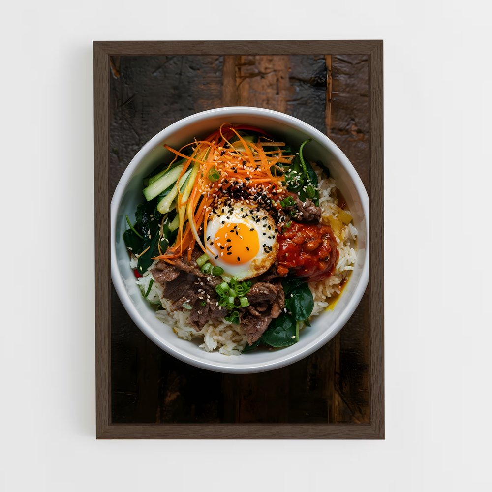 ap-bibimbap-3 cadre Bois foncé