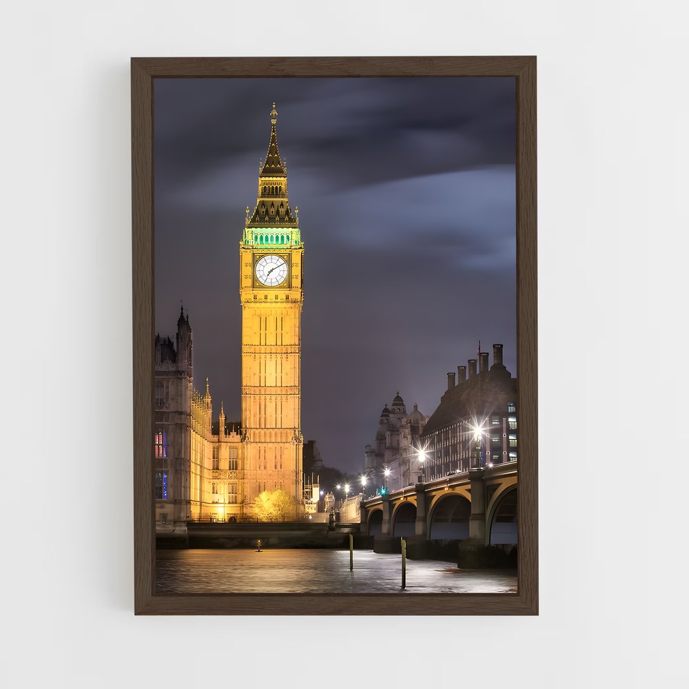 ap-big ben-12 cadre Bois foncé