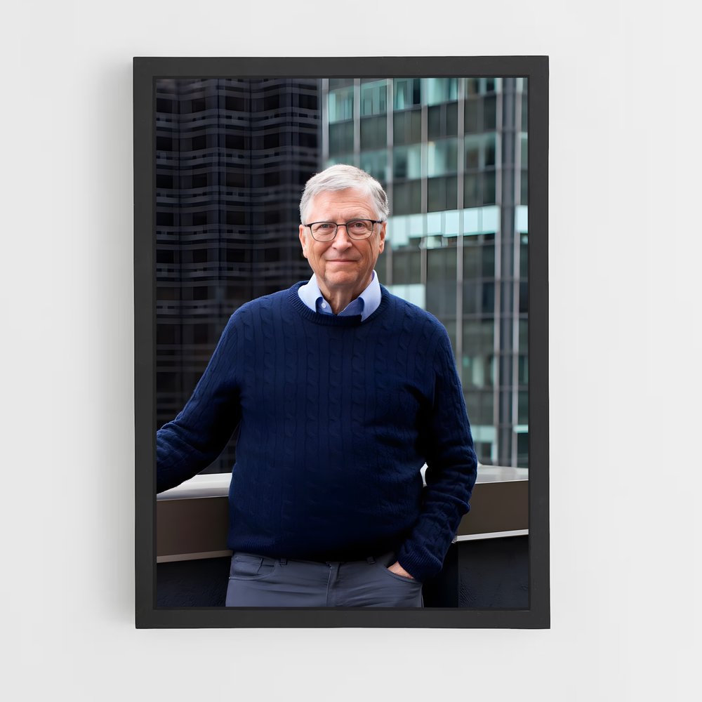 ap-bill gates-2 cadre Noir