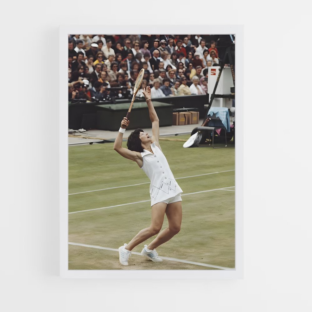 ap-billie jean king-5 cadre Blanc