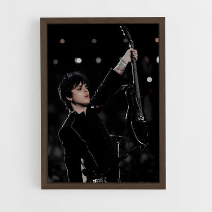 ap-billie joe armstrong-1 cadre Bois foncé