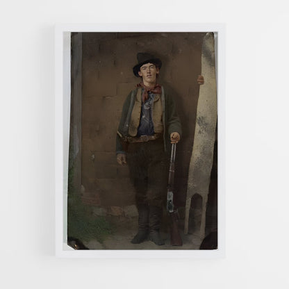 ap-billy the kid-3 cadre Blanc