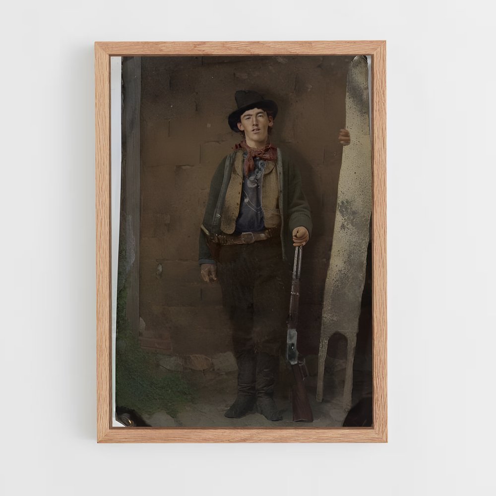 ap-billy the kid-3 cadre Bois clair