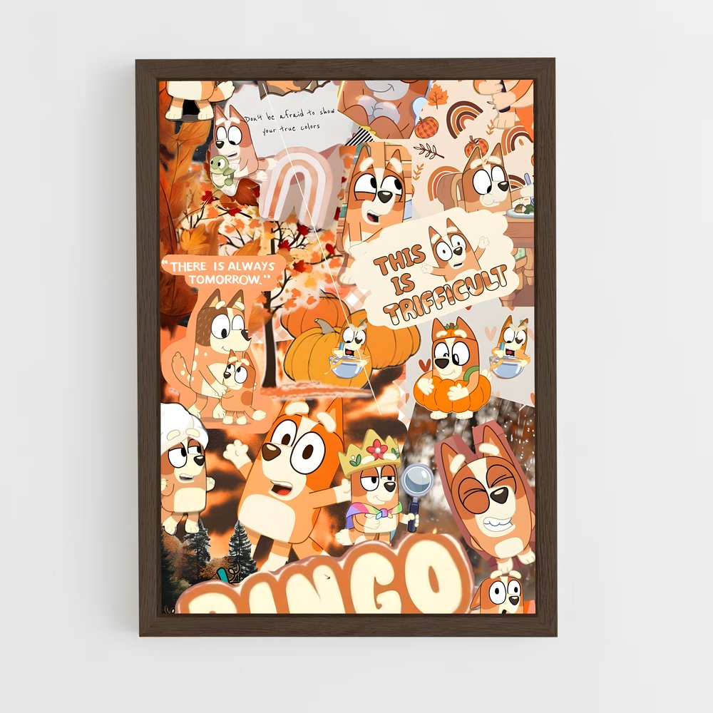 ap-bingo-1 cadre Bois foncé
