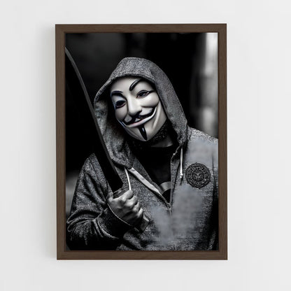 ap-black hat-3 cadre Bois foncé