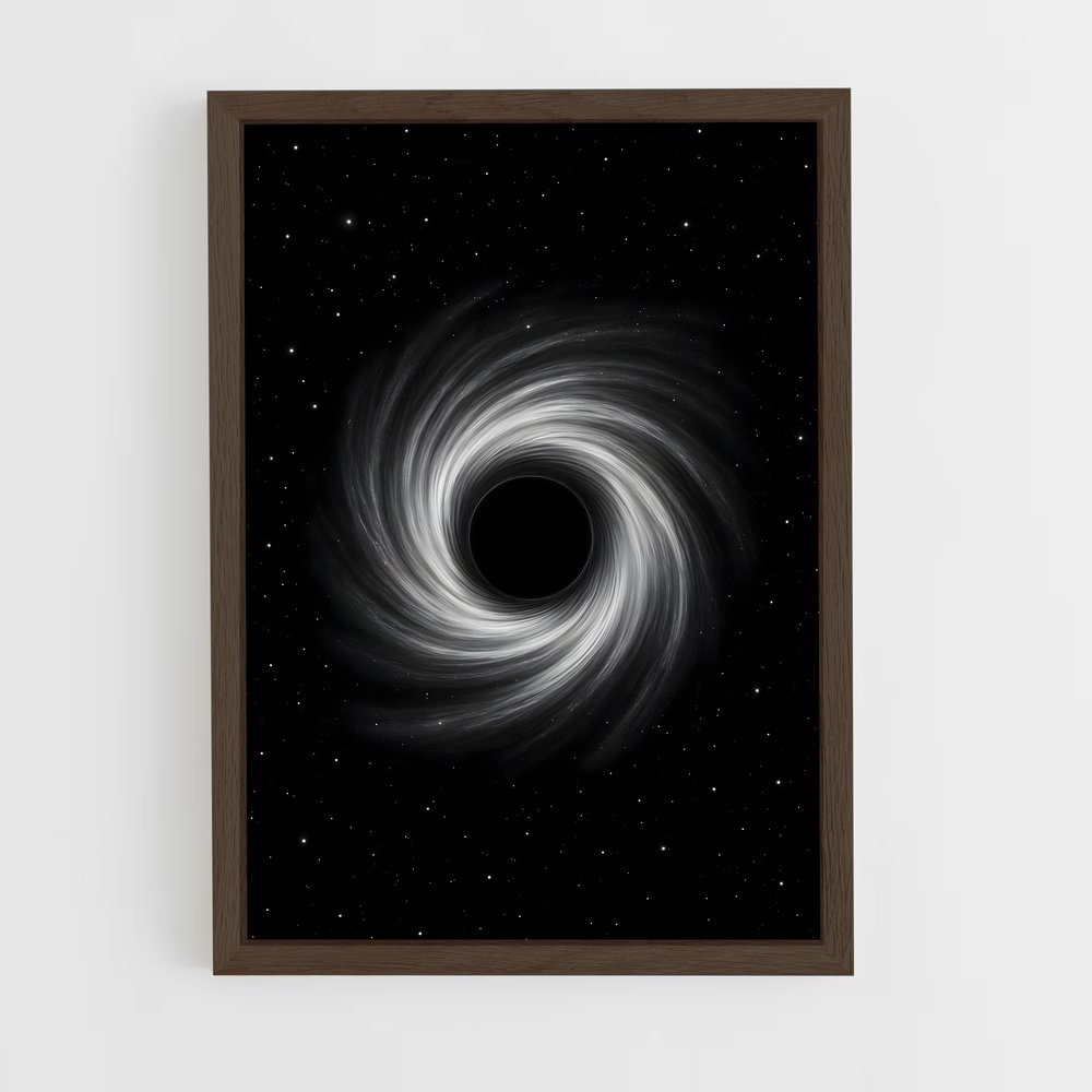 ap-black holes-12 cadre Bois foncé