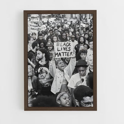 ap-black lives matter-1 cadre Bois foncé