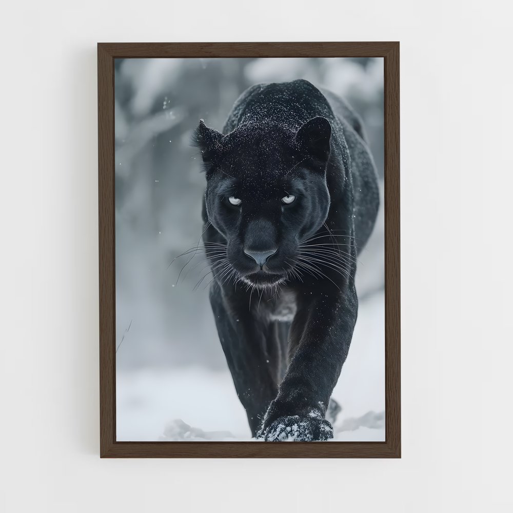 ap-black panther-22 cadre Bois foncé