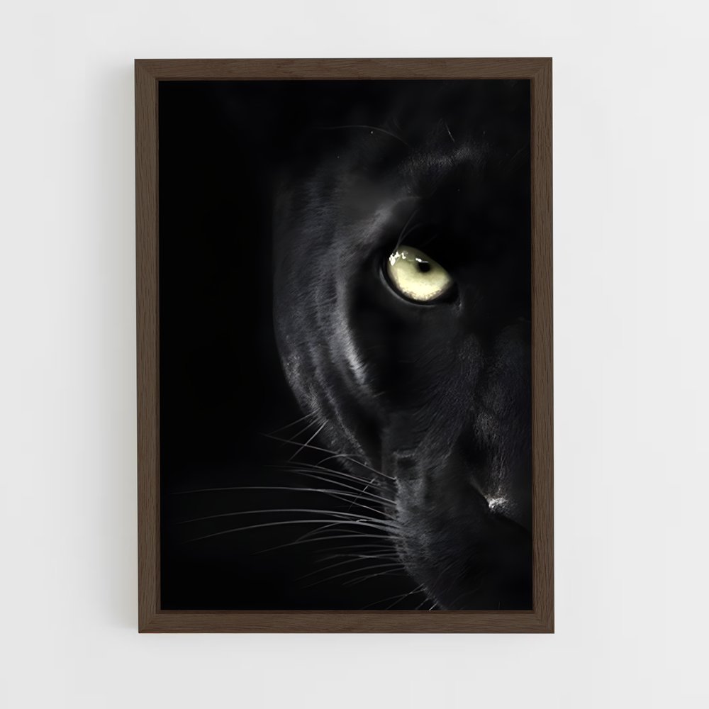 ap-black panther-23 cadre Bois foncé