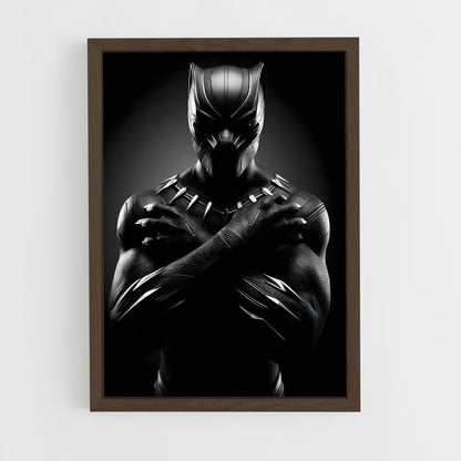 ap-black panther-5 cadre Bois foncé