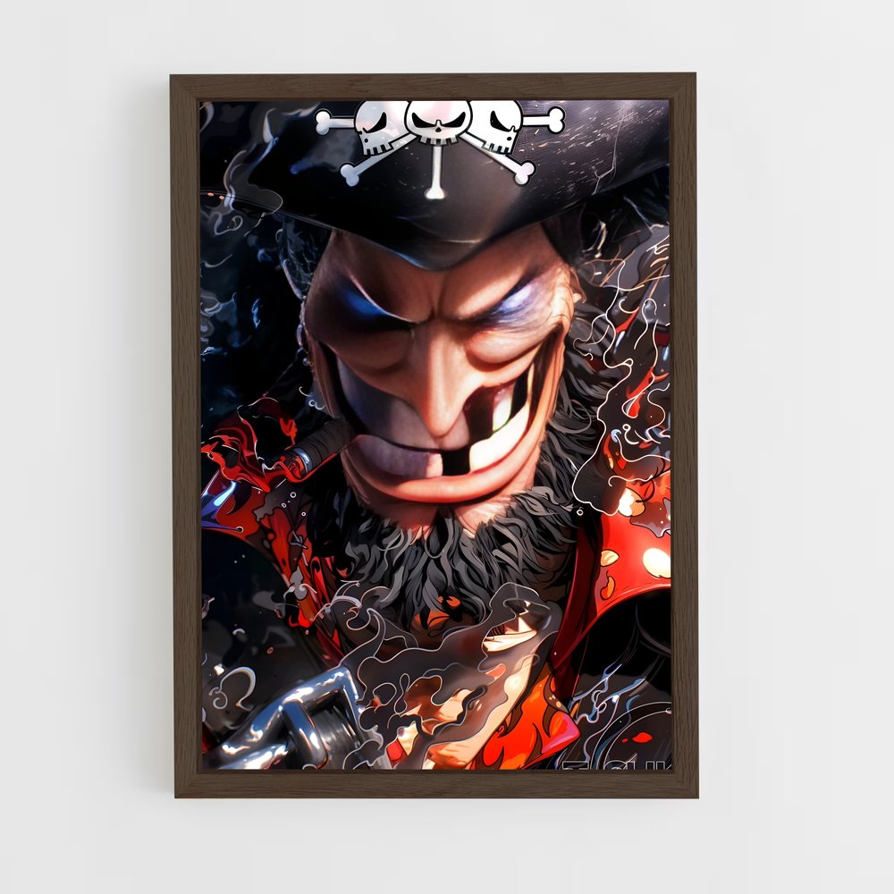 ap-blackbeard-10 cadre Bois foncé