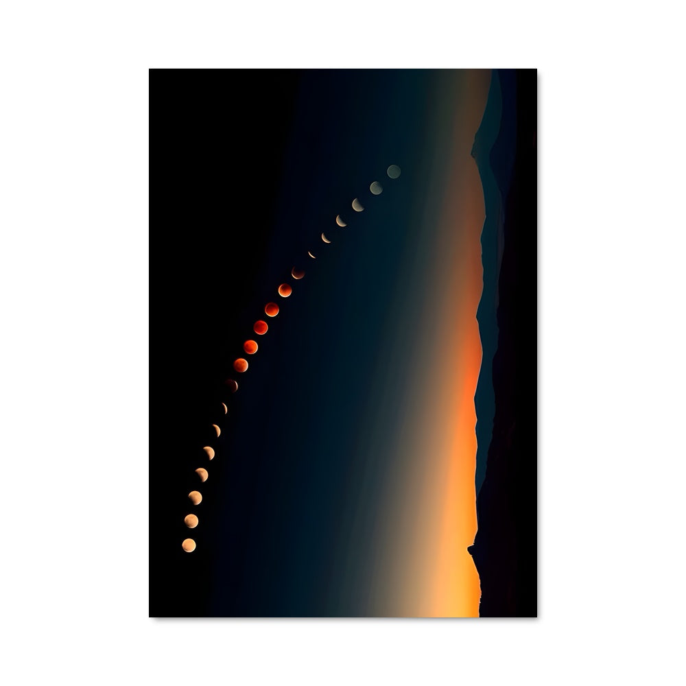 Poster Éclipse Céleste