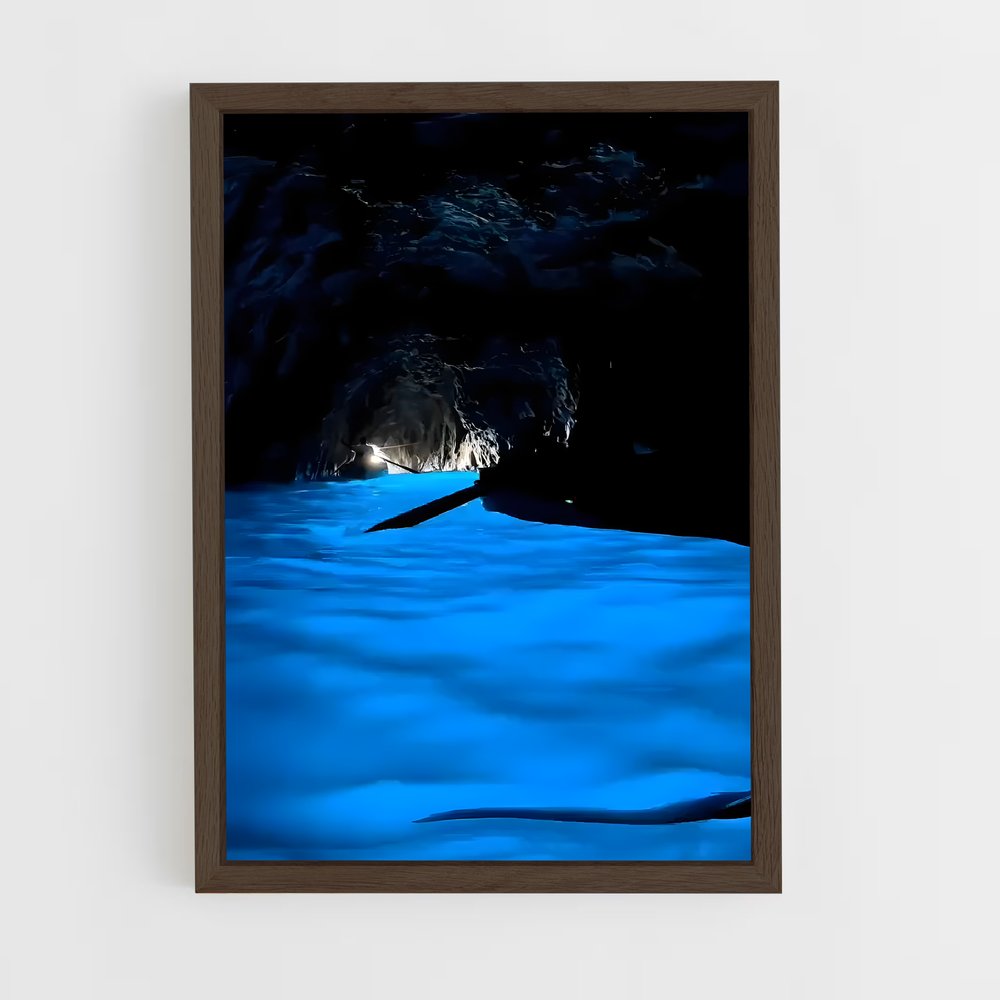ap-blue grotto-2 cadre Bois foncé