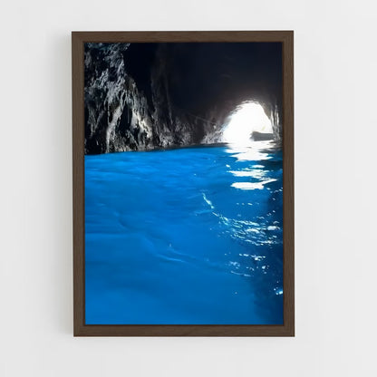 ap-blue grotto-9 cadre Bois foncé