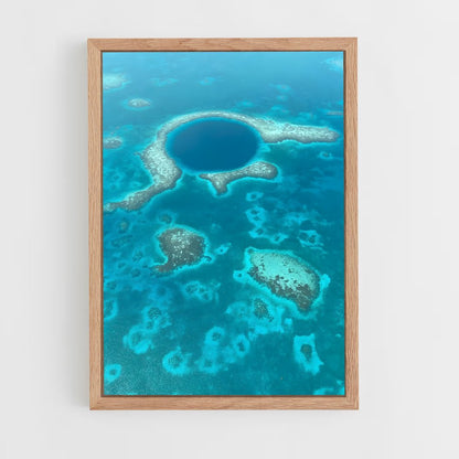 ap-blue hole belize-5 cadre Bois clair
