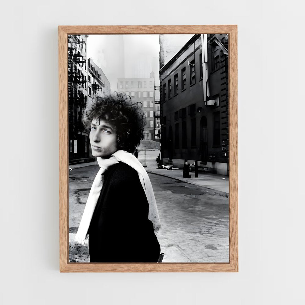 ap-bob dylan-4 cadre Bois clair