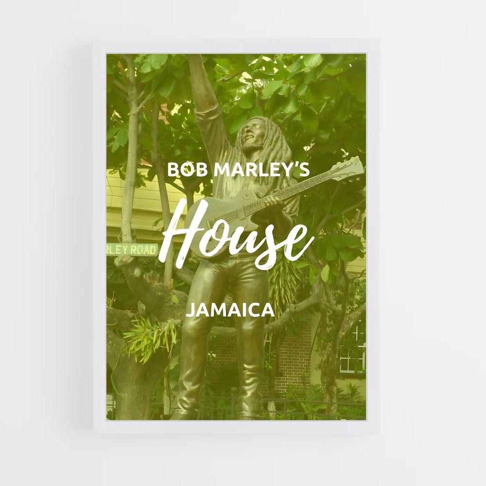 ap-bob marley museum-3 cadre Blanc