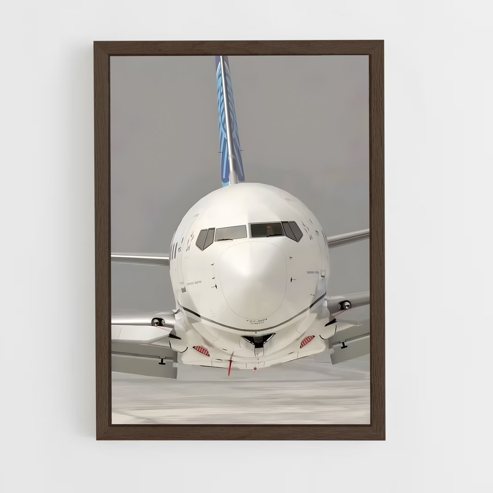 ap-boeing 737-1 cadre Bois foncé