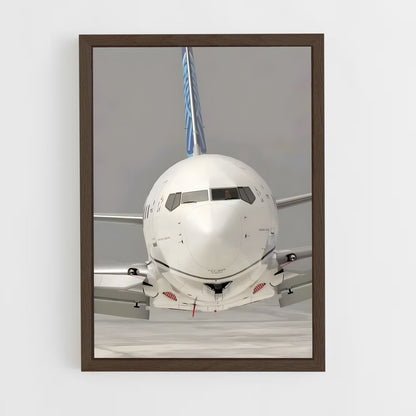 ap-boeing 737-1 cadre Bois foncé