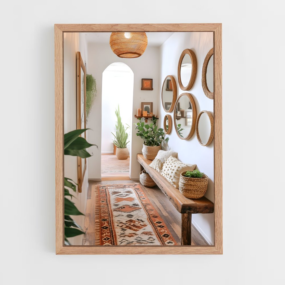 ap-bohemian-8 cadre Bois clair