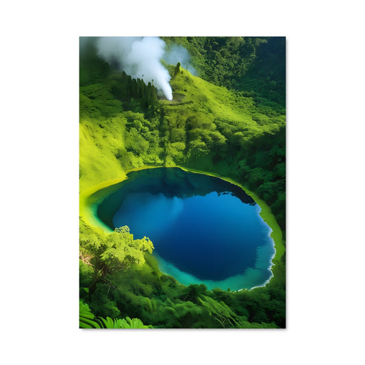 Poster Lac Bouillant